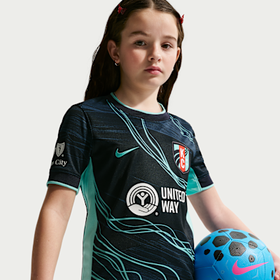 Kansas City Current Stadium Away Big Kids' Nike Dri-FIT NWSL